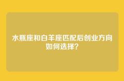 水瓶座和白羊座匹配后创业方向如何选择？