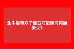 金牛座和双子座匹对后如何沟通需求？