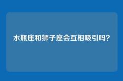 水瓶座和狮子座会互相吸引吗？
