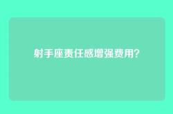 射手座责任感增强费用？