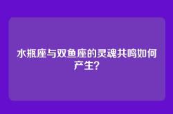 水瓶座与双鱼座的灵魂共鸣如何产生？