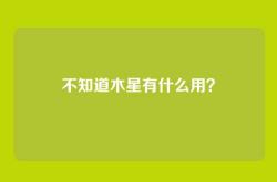 不知道木星有什么用？