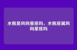 水瓶是风向星座吗，水瓶座属风向星座吗