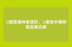 12星座哪种星座好，12星座中哪种星座最完美